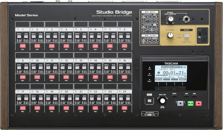 Immagine prodotto Tascam Studio Bridge - 24-ścieżkowy rejestrator dźwięku / interfejs audio/MIDI