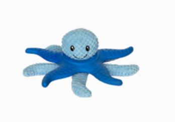 Immagine prodotto Kiwi Walker Gioco per cani 2 in 1 Polpo e Stella Marina Rosa (Gioco da masticare per cani)