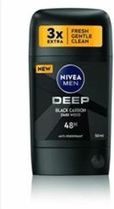 Produktbild NIVEA Deep Black Carbon Dark Wood (Stick, 50 ml)
