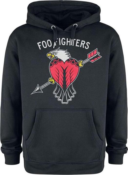Produktbild Amplified Erwachsene Adler Tattoo Foo Fighters Hoodie (XL)