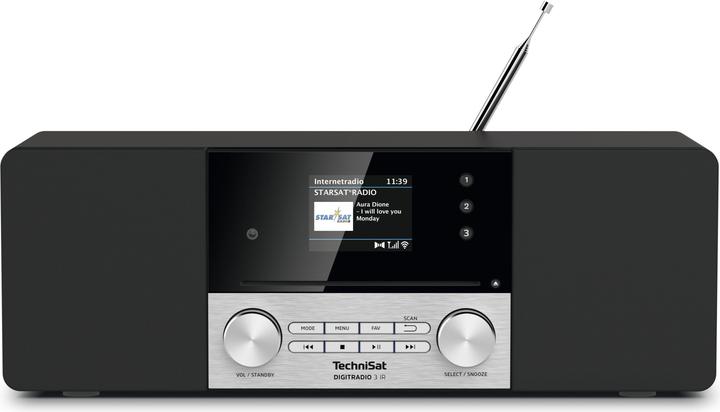 TechniSat DigitRadio 3 IR (Internetradio, DAB+, FM, Bluetooth, WLAN)