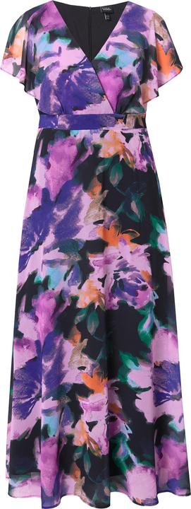 Actual product image Ulla Popken Long Floral Evening Dress (46, 48)