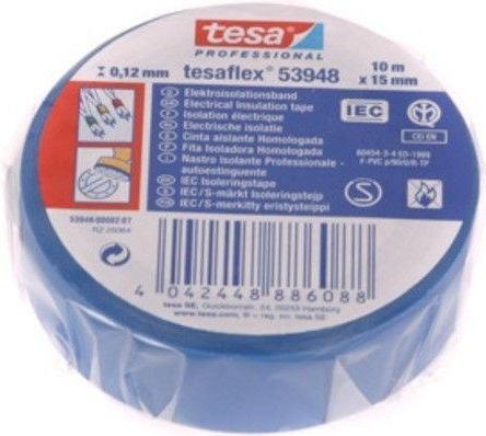 Image du produit tesa Ruban isolant SPVC Blue 10mx15mm (15 mm)