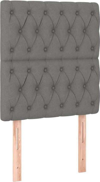Actual product image VidaXL Bo x springbett mit Matratze & LED 120 x 190 cm Stoff (120 x 190 cm, 120 x 190 cm)