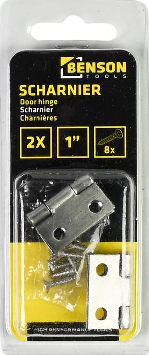 Actual product image Benson Doorhinge 2 pcs 1" SS