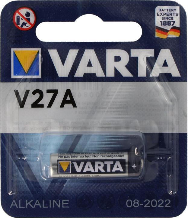 Image du produit Varta Electronics V27A (1 pcs, A27, 19 mAh)