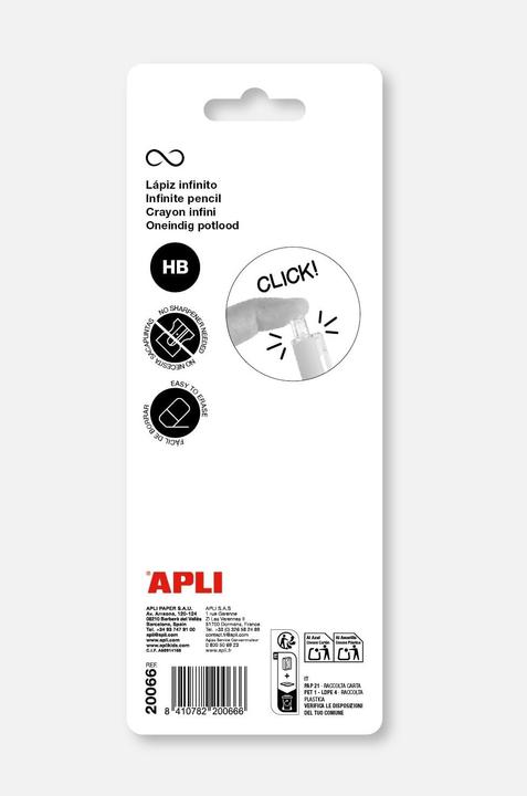 Actual product image Apli Blister pack Mechanical pencils (2 x)