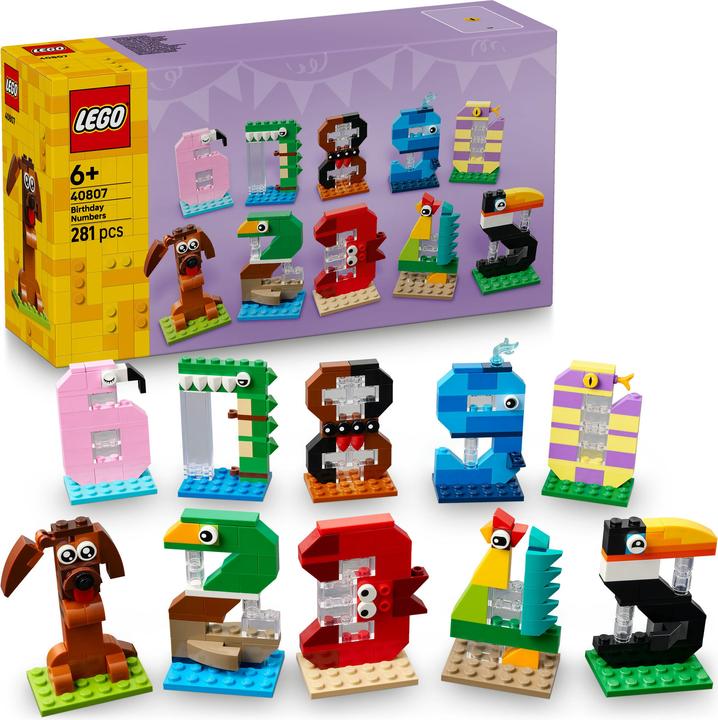 Image du produit LEGO Les chiffres d’anniversaire (LEGO Iconic)