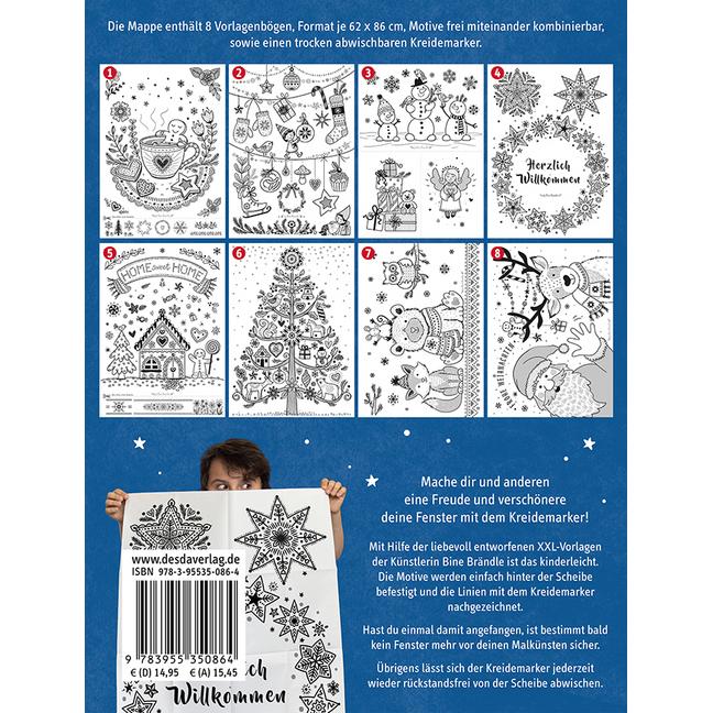 Thumbnail - Desda XXL Vorlagen für Fensterbilder,Weihn.