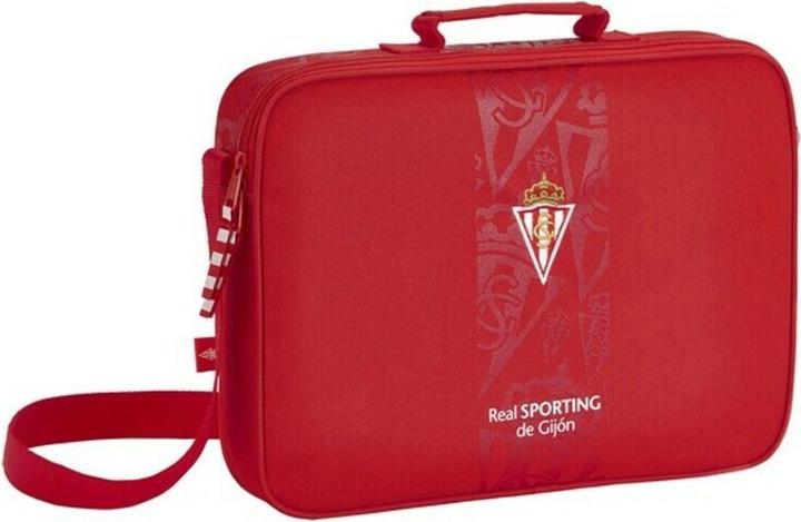 Real Sporting de Gijón Schultasche Rot (38 x 28 x 6 cm) (6 l)