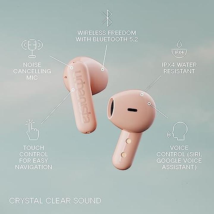Produktbild Urbanista Copenhagen Bluetooth True Wireless In-Ear Kopfhörer Dusty Pink (8 h, Kabellos)