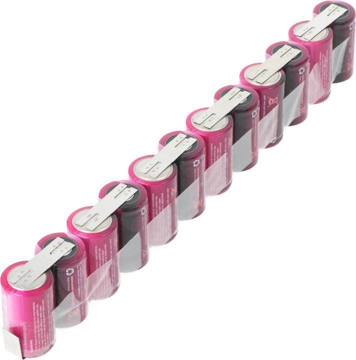 Actual product image AccuCell Battery pack 14.4 Volt with 1300mAh consisting of 12 2/3A NiMH battery 83mm x 68mm x 17mm (14.40 V, 1300 mAh)