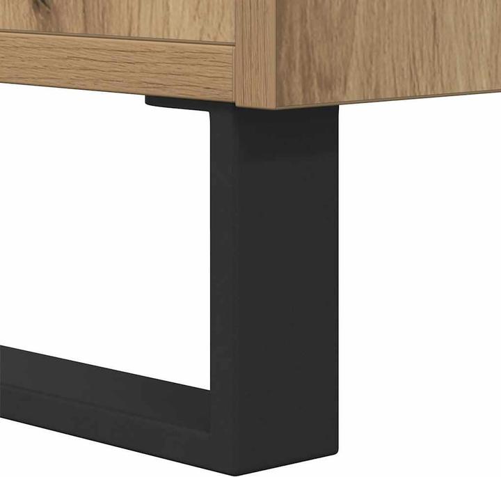 Image du produit vidaXL Armoire TV Lowboard Meuble TV Chêne Artisan (100 x 35 x 55 cm)