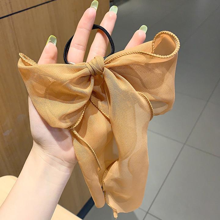 Immagine prodotto Avizar Transparenter Schleifen-Haargummi (Elastico per capelli)