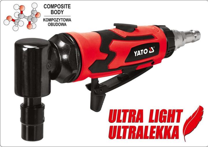 Actual product image Yato pneumatic angle grinder YT-09676 (60 mm)