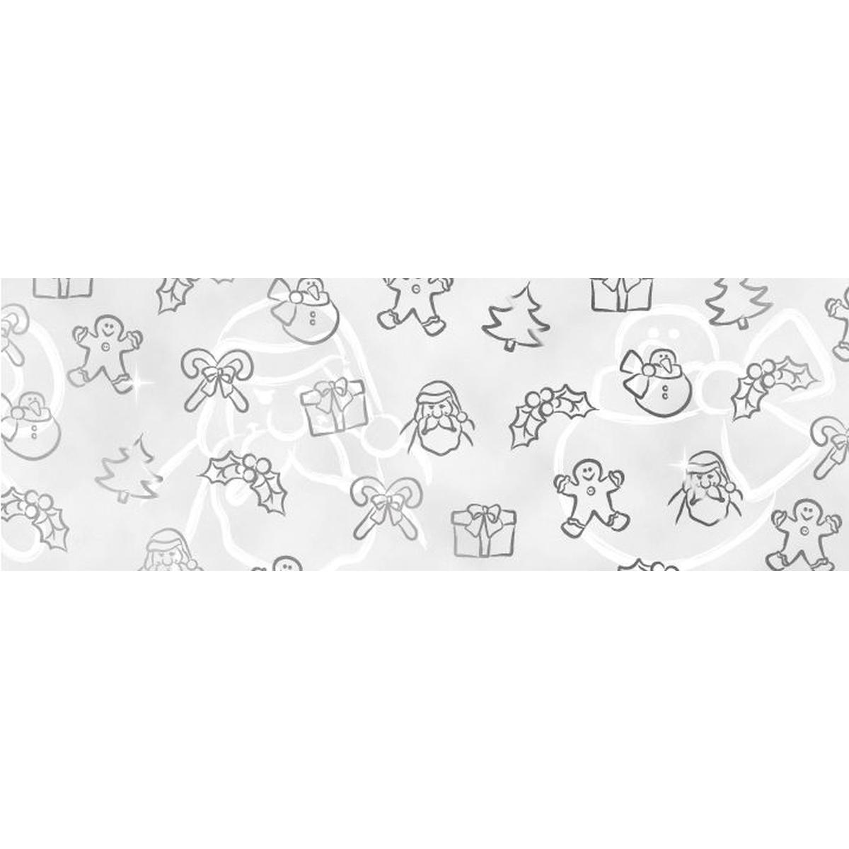 Ursus, Bastelpapier, Prägekarton Brillant 230g/qm A4 VE=25 Blatt silber Weihnachten (230 g/m², 1 x)