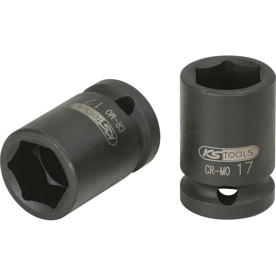 KS Tools, Steckschlüssel + Stecknuss, 1/2" Kraft-Stecknuss kurz (26 mm)
