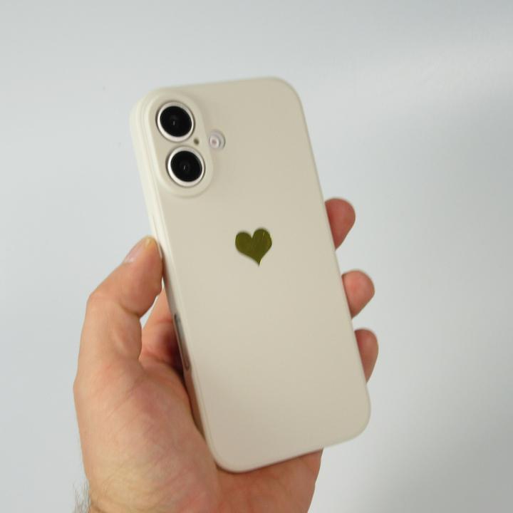 Immagine prodotto PhoneLook Cover Tappetino in silicone Cuore oro (Apple iPhone 16)