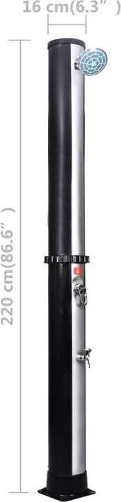 Produktbild vidaXL Solardusche