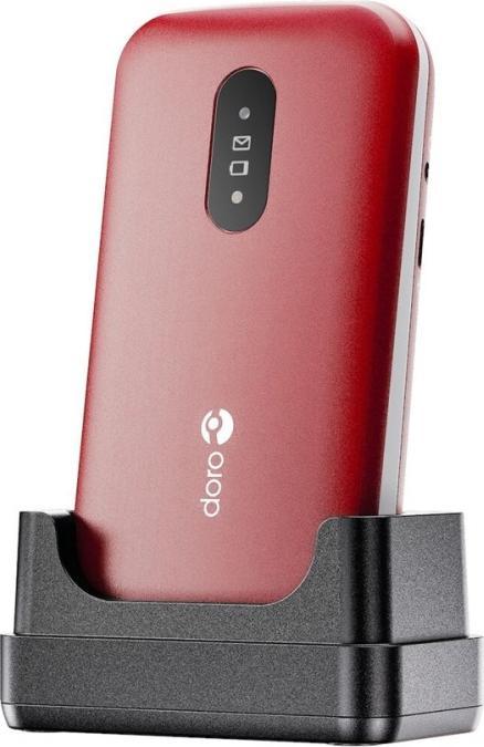 Actual product image Doro 2821 RED/ WHITE W/O (17 Mpx, 4G)