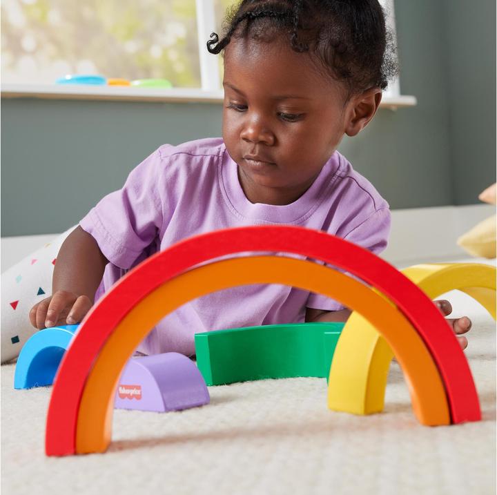 Immagine prodotto Fisher-Price Arcobaleno di legno impilabile
