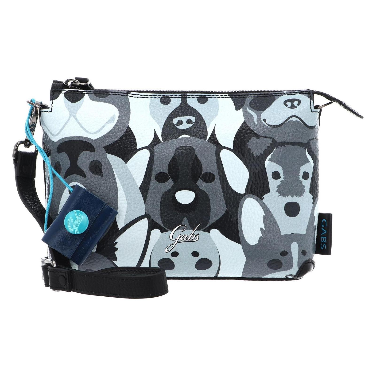 Gabs, Damen, Handtasche, Josephine Tg Animals + Bull Crossbody Bag, Blau, Schwarz, Grau, Mehrfarbig