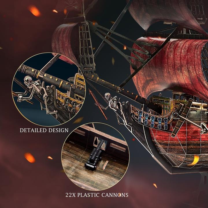 Actual product image Cubicfun 3D Puzzle Queen Annes Revenge 391 Teile (391 pieces)