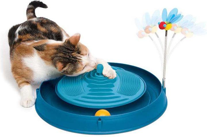 Actual product image Catit Play Ball Circuit with Massage Pad (Intelligence toy cat)