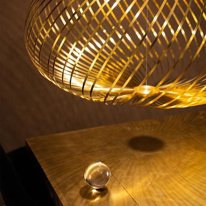 Produktbild Tom Dixon Spring Pendelleuchte Large Brass (800 lm)