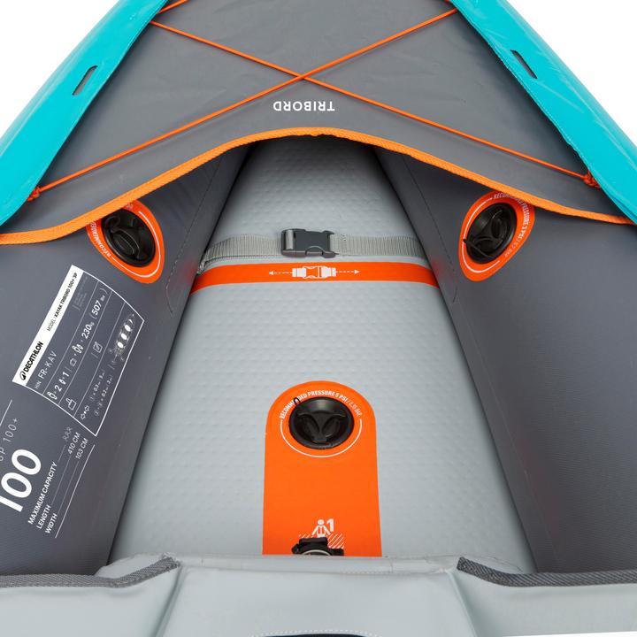 Produktbild Tribord Inflatable canoe kayak 2/3 person - 100+ Blue (3 Pers.)
