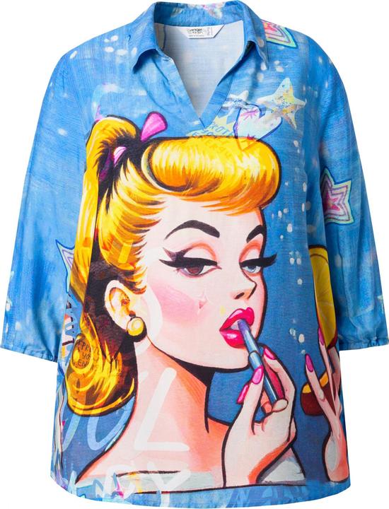 Produktbild Angel of Style Tunika, A-Linie, PopArt Muster, Langarm (58)