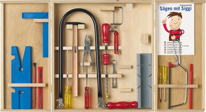 Actual product image Pebaro Fretsaw and tool cabinet