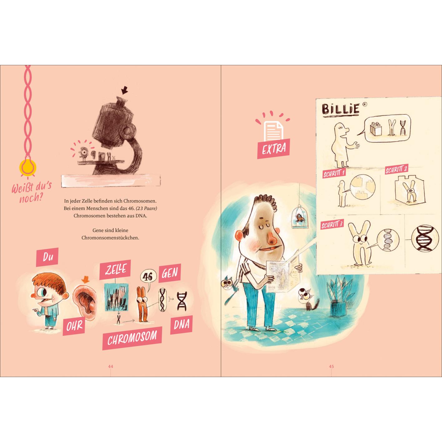 Thumbnail - Billie und seine Gene, Kinderbücher von Stefan Boonen