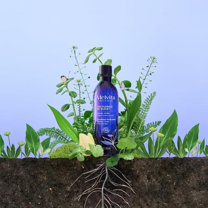 Immagine prodotto Melvita Kornblumen-Blütenwasser (Salviette detergenti per il viso, 200 ml)