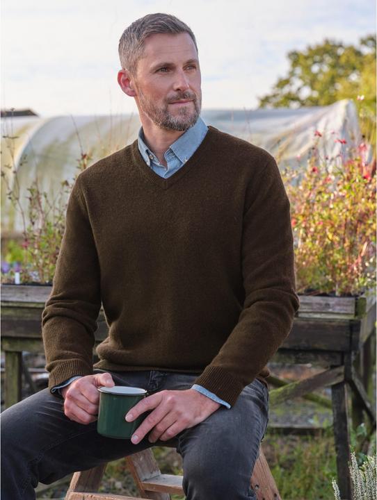 Produktbild Woolovers Lambswool Pullover mit VAusschnitt (XXL)