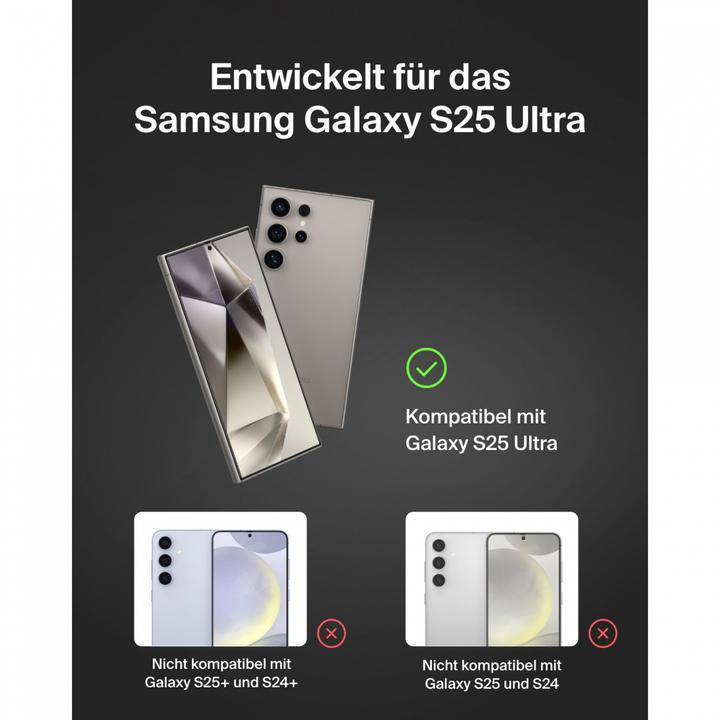 Actual product image Belkin Ovr Glass Eztray Samsung S25 Ultr (1 pcs., Samsung Galaxy S25, Samsung Galaxy S25 Ultra, Samsung Galaxy S25+)