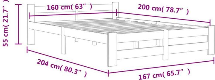 Image du produit vidaXL Shelley (160 x 200 cm)