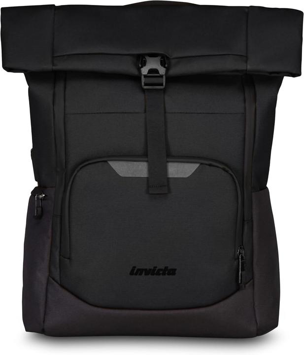 Produktbild Invicta Akt Falten Akt Falten Rucksack für Erwachsene, Unisex, Schwarz, Einheitsgrösse, Geschäftlich (24 l)
