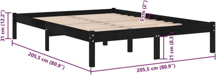 Image du produit vidaXL Bettrahmen (200 x 200 cm)