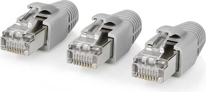 Nedis CCBW89370GY Spina RJ45 passante FTP CAT6 fissa/stranded diritta placcata oro 10 pz. (FTP, CAT6, 10 m)