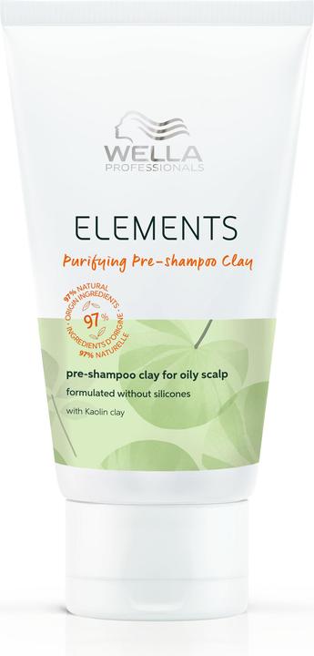 Wella Elements Purifing Pre-Shampoo Clay Haarmaske Frauen (70 ml, Flüssiges Shampoo)