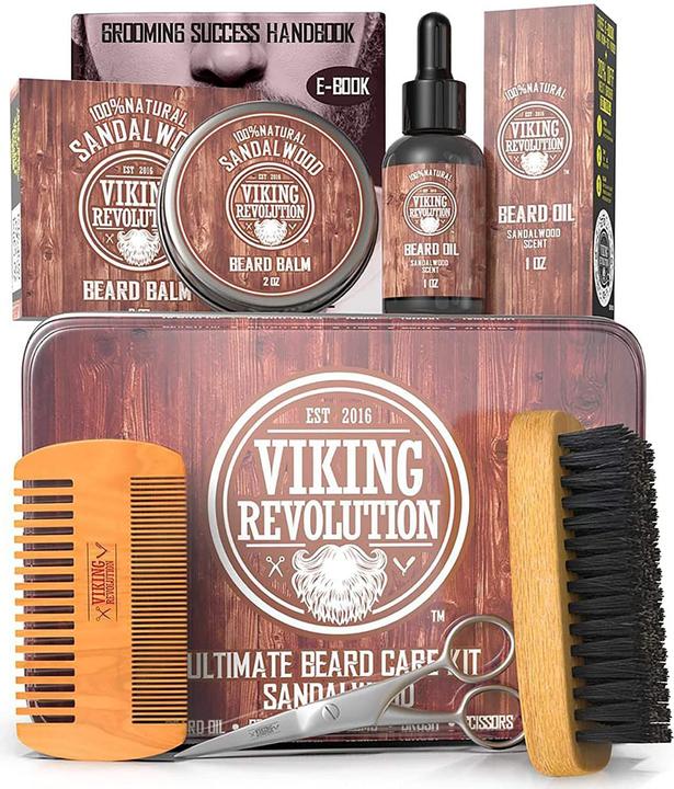 Actual product image Viking Revolution Beard care set