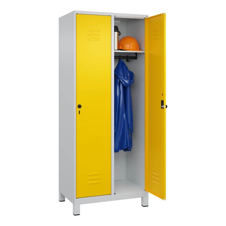 Produktbild C+P Garderobenschrank Classic Plus, Abteilbreite 40 cm, mit Füssen (80 cm, 185 cm)