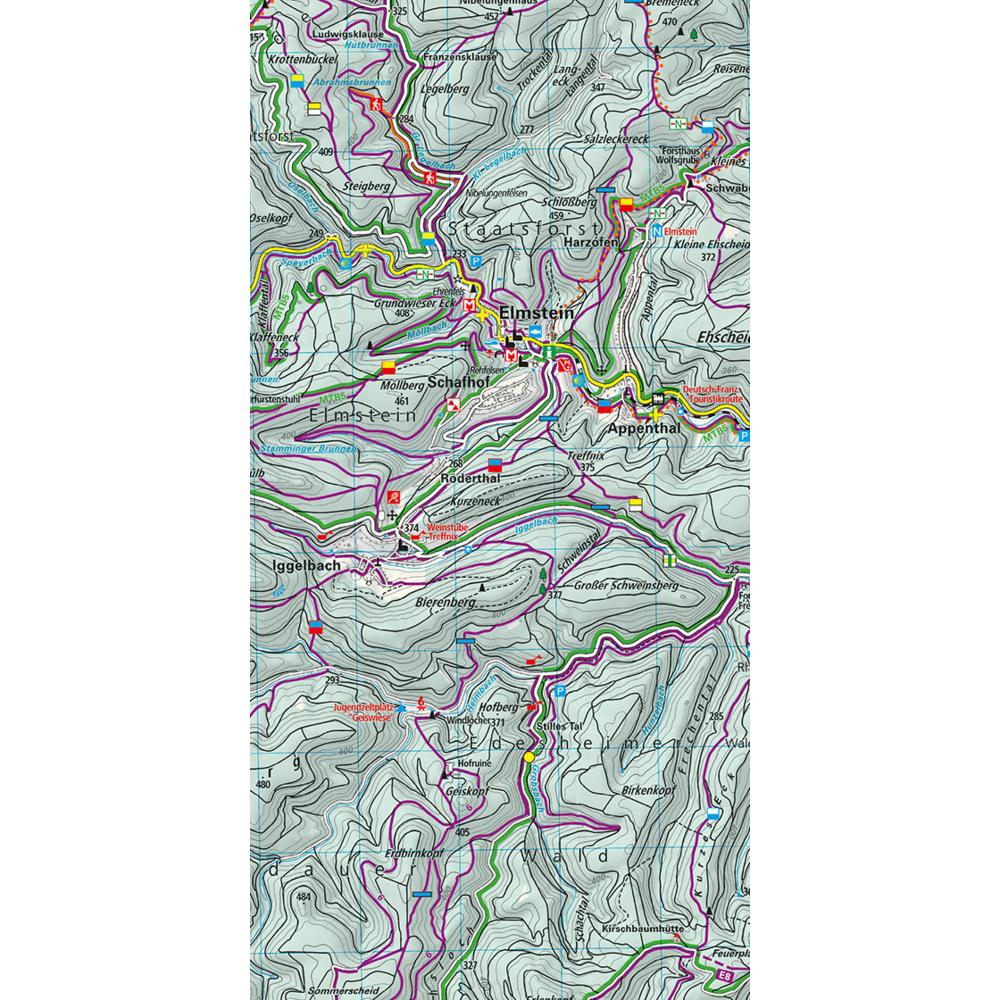 Thumbnail - Pfälzerwald, Nr. 24, Outdoorkarte 1:50'000, Landkarte