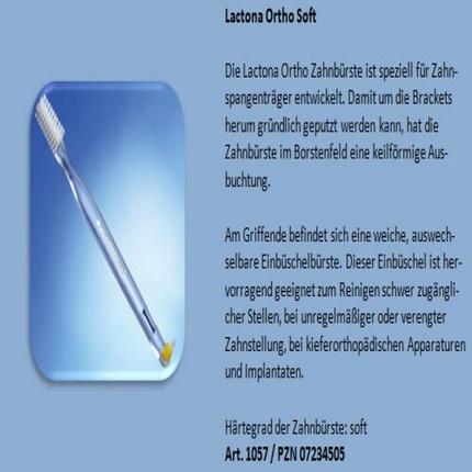 Actual product image Lactona 102 Orthodontic Toothbrush