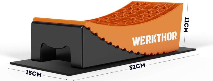 Immagine prodotto Werkthor Innovative Auffahrkeile mit Unterlegmatte