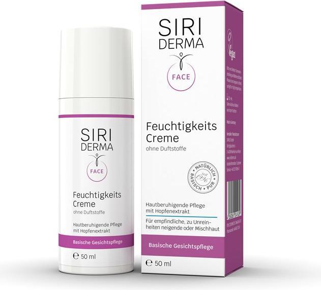 Produktbild Siriderma Feuchtigkeitscreme ohne Duftstoffe (50 ml, Gesichtswasser)