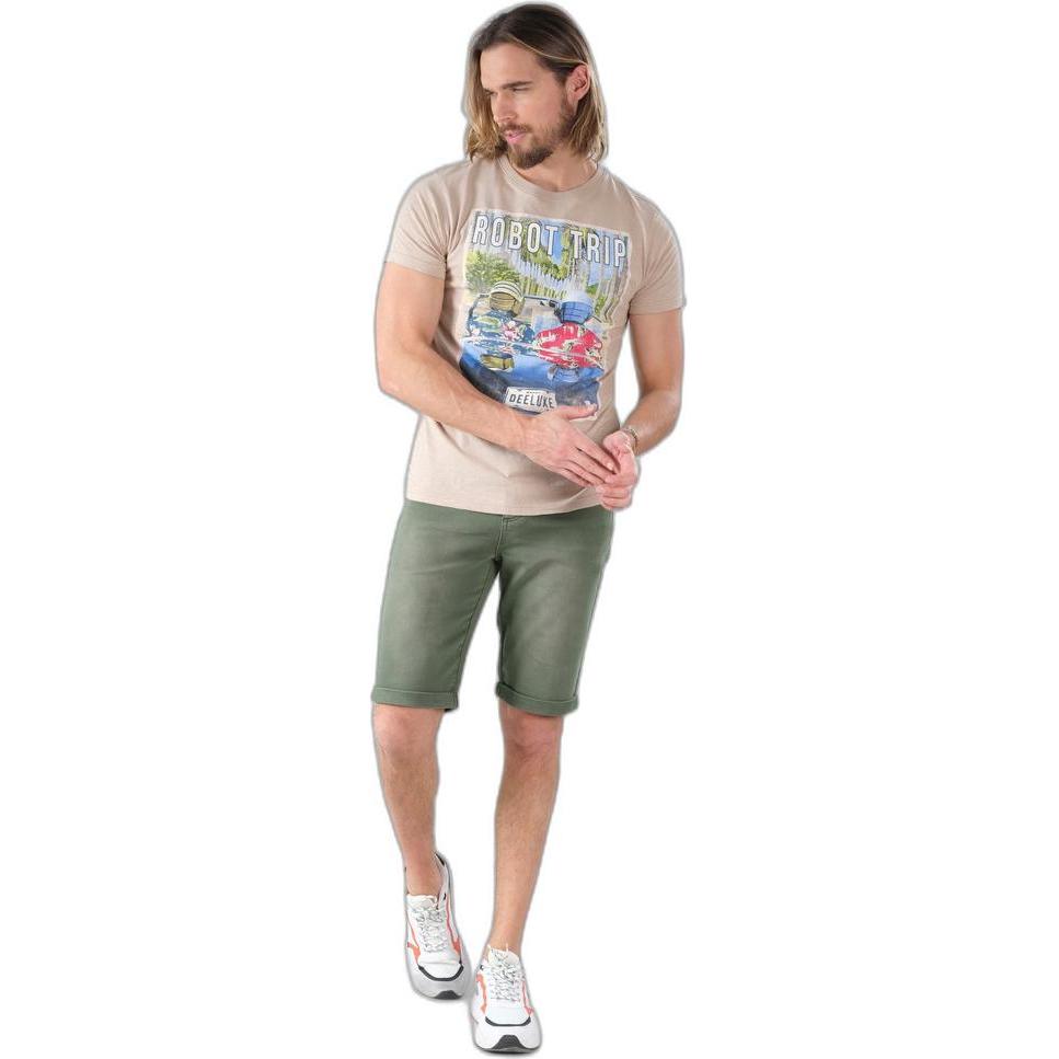 Deeluxe, Herren, Shirt, t-shirt deeuxe, Beige, (L)