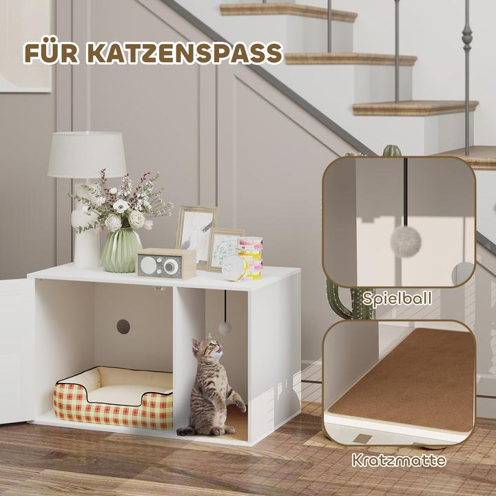 Produktbild PawHut Katzenklo Schrank (Katzenklo geschlossen)