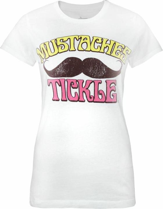 Produktbild Goodie Two Sleeves Moustaches Tickle TShirt (L)